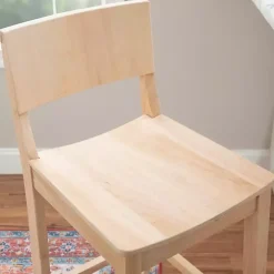 Discount Kirklands Home Natural Wood Devin Bar Stools, Set of 2 Tan