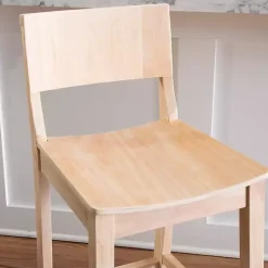 Best Kirklands Home Natural Wood Devin Counter Stools, Set of 2 Tan