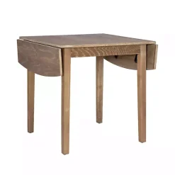 Online Kirklands Home Natural Wood Drop Leaf Dining Table Tan