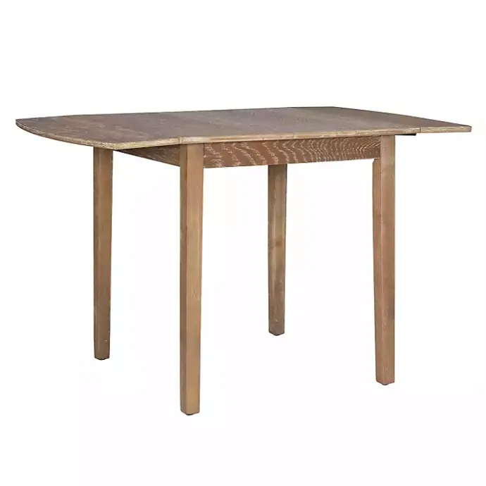 Online Kirklands Home Natural Wood Drop Leaf Dining Table Tan