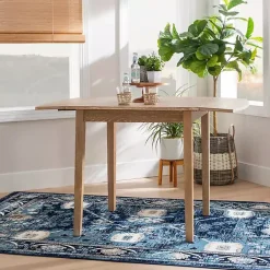 Online Kirklands Home Natural Wood Drop Leaf Dining Table Tan