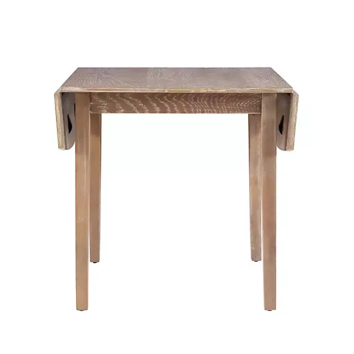 Online Kirklands Home Natural Wood Drop Leaf Dining Table Tan