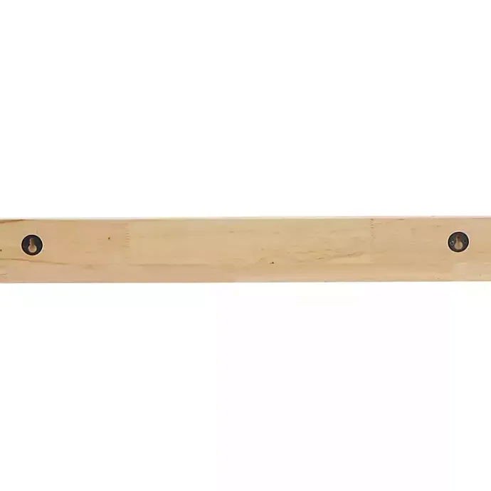 Clearance Kirklands Home Natural Wood Floating Shelves, Set of 2 Tan