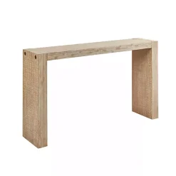 Best Kirklands Home Natural Wood Frame Console Table
