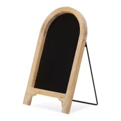 New Kirklands Home Natural Wood Framed Tabletop Chalkboard