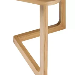 Sale Kirklands Home Natural Wood Geometric Legs Dining Table Tan