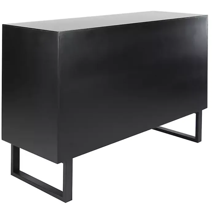 Online Kirklands Home Natural Wood Mosaic Paneling Cabinet