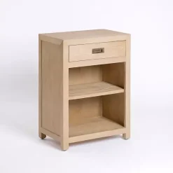 Sale Kirklands Home Natural Wood Open Shelf Modular Cabinet Tan