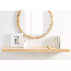 Clearance Kirklands Home Natural Wood 2-pc. Floating Shelves, 24 in.