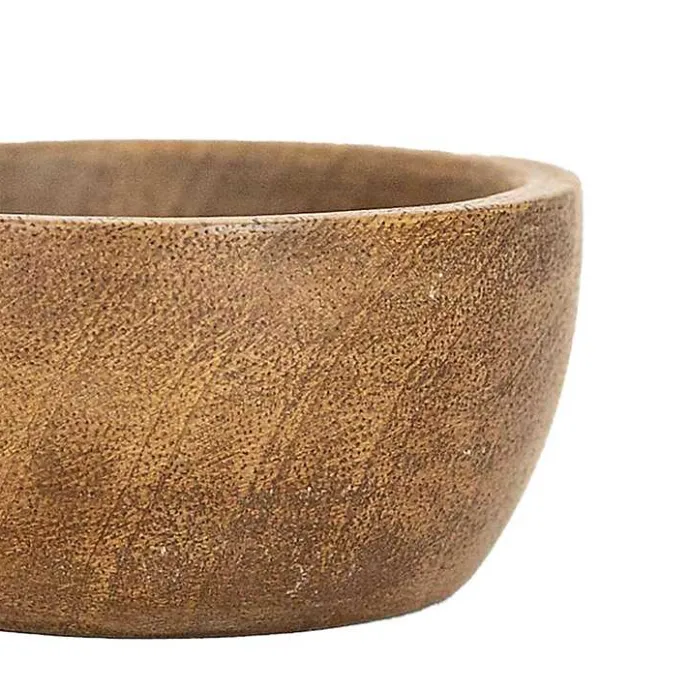 Best Kirklands Home Natural Wood Pinch Bowls, Set of 3 Brown