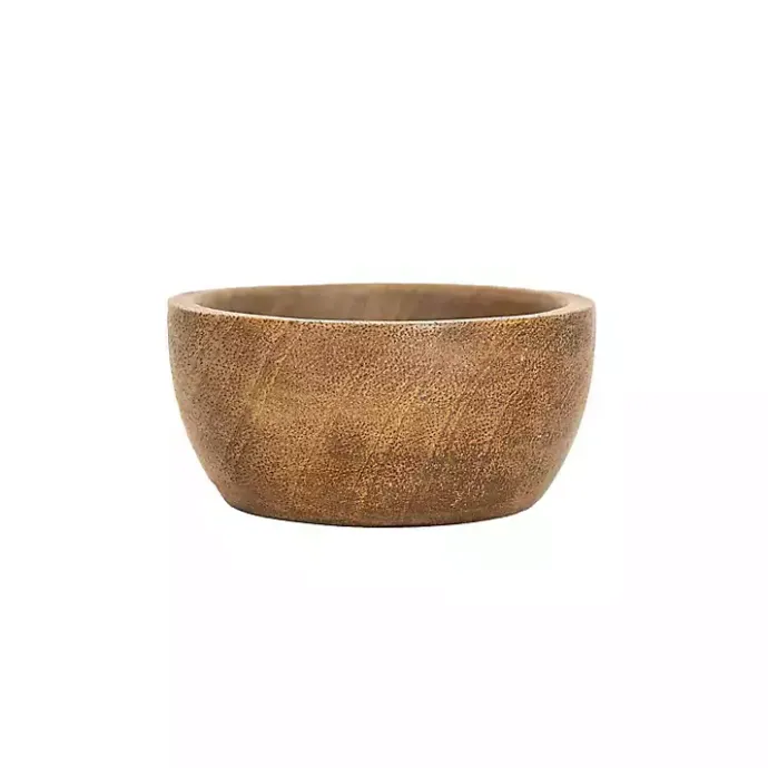 Best Kirklands Home Natural Wood Pinch Bowls, Set of 3 Brown