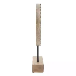 Discount Kirklands Home Natural Wood Pinwheel Figurine Tan