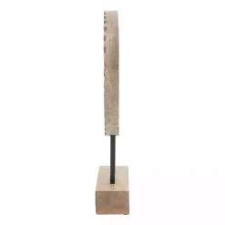 Discount Kirklands Home Natural Wood Pinwheel Figurine Tan