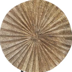 Discount Kirklands Home Natural Wood Pinwheel Figurine Tan