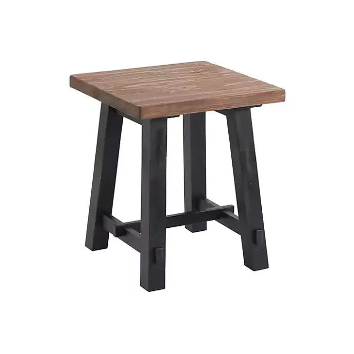 Clearance Kirklands Home Natural Wood Sawhorse Accent Table