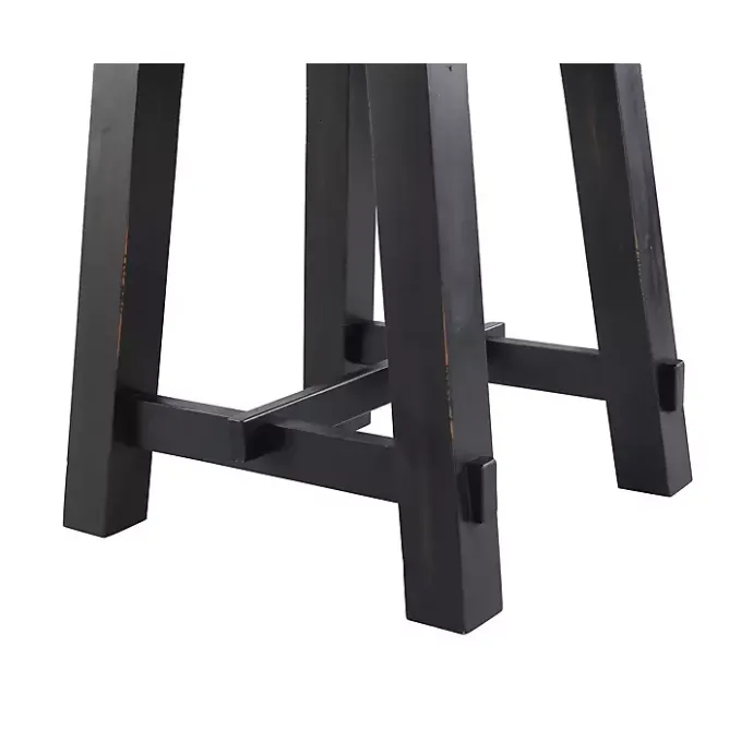 Clearance Kirklands Home Natural Wood Sawhorse Accent Table