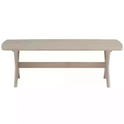 Outlet Kirklands Home Natural Wood Slim Cocktail Table Tan