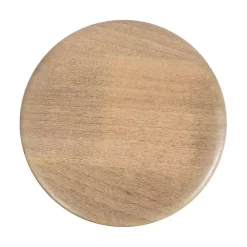 Discount Kirklands Home Natural Wood Tirollo Accent Table Tan