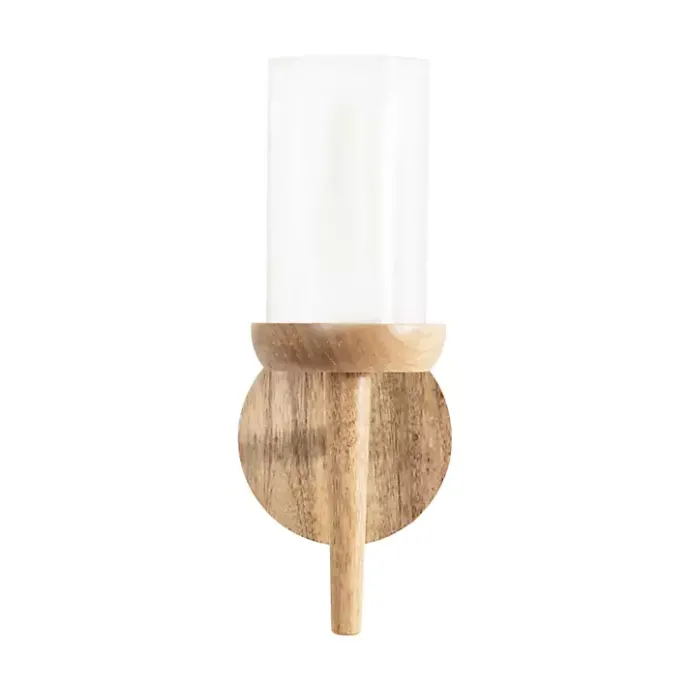 Best Kirklands Home Natural Wood Torch Sconce