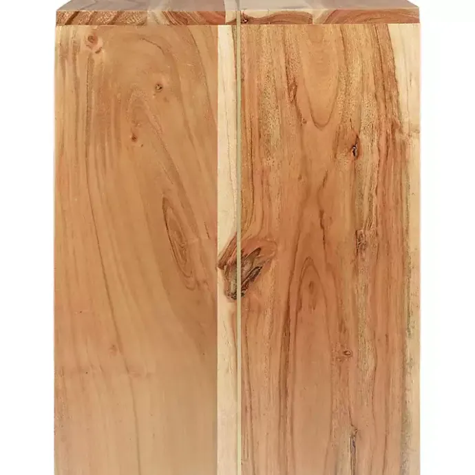 Sale Kirklands Home Natural Wood Umed Accent Table