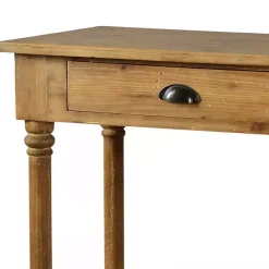 Clearance Kirklands Home Natural Wooden 2-Drawer Console Table