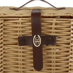 Sale Kirklands Home Natural Woven Bone Shaped Basket, 24 in. Tan