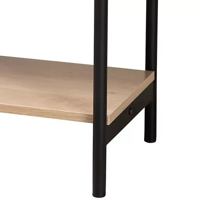 Sale Kirklands Home Natural Woven Rat 2-Drawer Console Table Tan