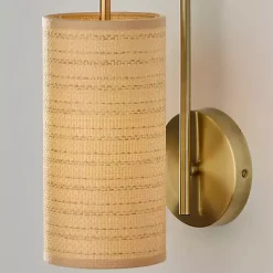Hot Kirklands Home Natural Woven Shade Malina Wall Sconce
