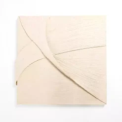 Kirklands Home Natural Wrapped Jute Wall Plaque Tan