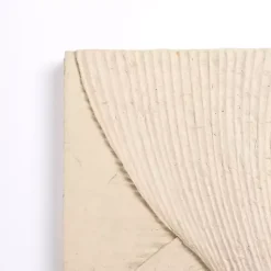 Kirklands Home Natural Wrapped Jute Wall Plaque Tan