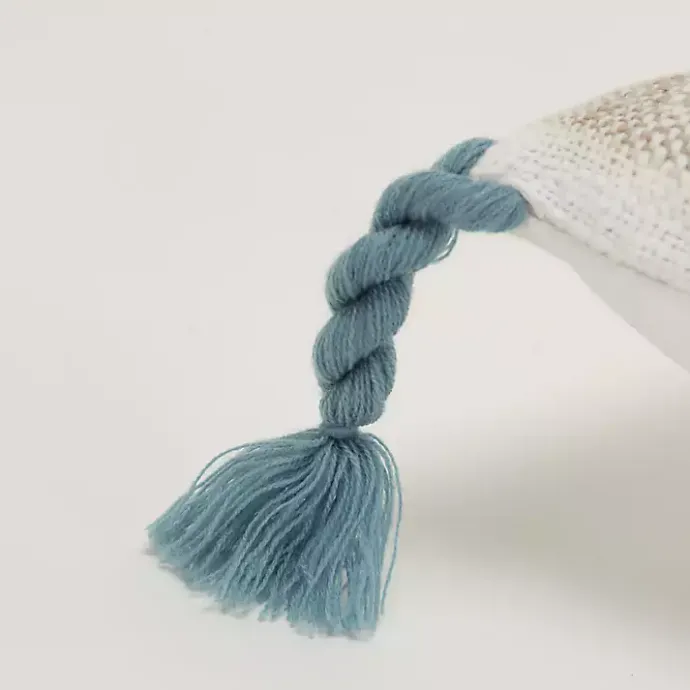 Hot Kirklands Home Nautical Stripe & Blue Tassel Pillow