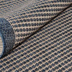 Best Kirklands Home Navy Adelaide Woven Outdoor Area Rug, 7x9 Blue