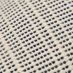 Online Kirklands Home Navy and Natural Sea Striped Pillow