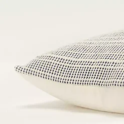 Online Kirklands Home Navy and Natural Sea Striped Pillow