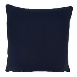 Hot Kirklands Home Navy Embroidered Shell Throw Pillow Blue