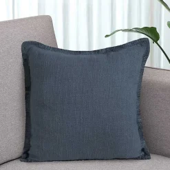 Clearance Kirklands Home Navy Handwoven Appen Throw Pillow Blue