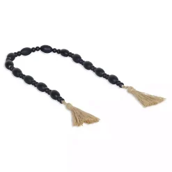 Online Kirklands Home Navy Oval Bead Wood Garland Blue