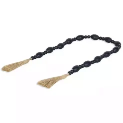 Online Kirklands Home Navy Oval Bead Wood Garland Blue