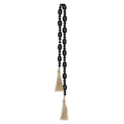 Online Kirklands Home Navy Oval Bead Wood Garland Blue