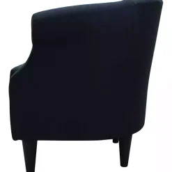 Kirklands Home Navy Rounded Accent Chair Blue
