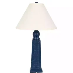 Clearance Kirklands Home Navy Shutter Table Lamps, Set of 2 Blue