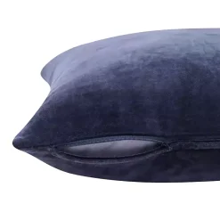 Hot Kirklands Home Navy Velvet Handmade Throw Pillow Blue