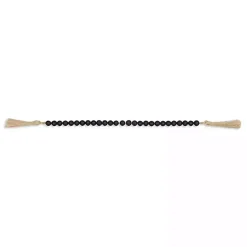 Sale Kirklands Home Navy Wood Bead Tassel Garland Blue