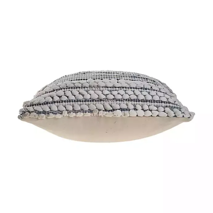 Online Kirklands Home Navy Bold Textured Pillow