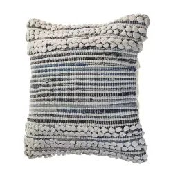 Online Kirklands Home Navy Bold Textured Pillow