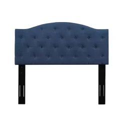Clearance Kirklands Home Navy Bryne Button Tufted Full/Queen Headboard Blue
