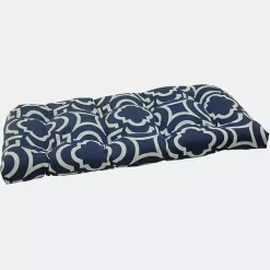 Best Kirklands Home Navy Carmody Outdoor Settee Cushion