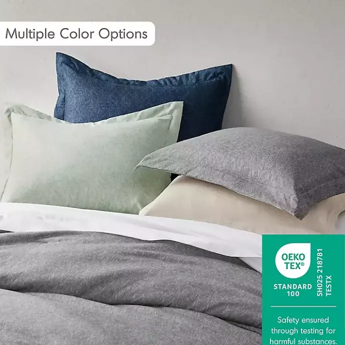 Hot Kirklands Home Navy Chambray 3-pc. Full/Queen Comforter Set Blue