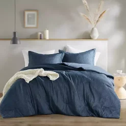 Best Kirklands Home Navy Chambray 2-pc. Twin/Twin XL Comforter Set Blue