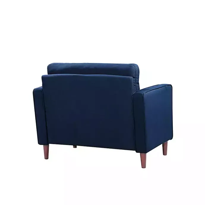 Kirklands Home Navy Chelsea Modern Accent Chair Blue